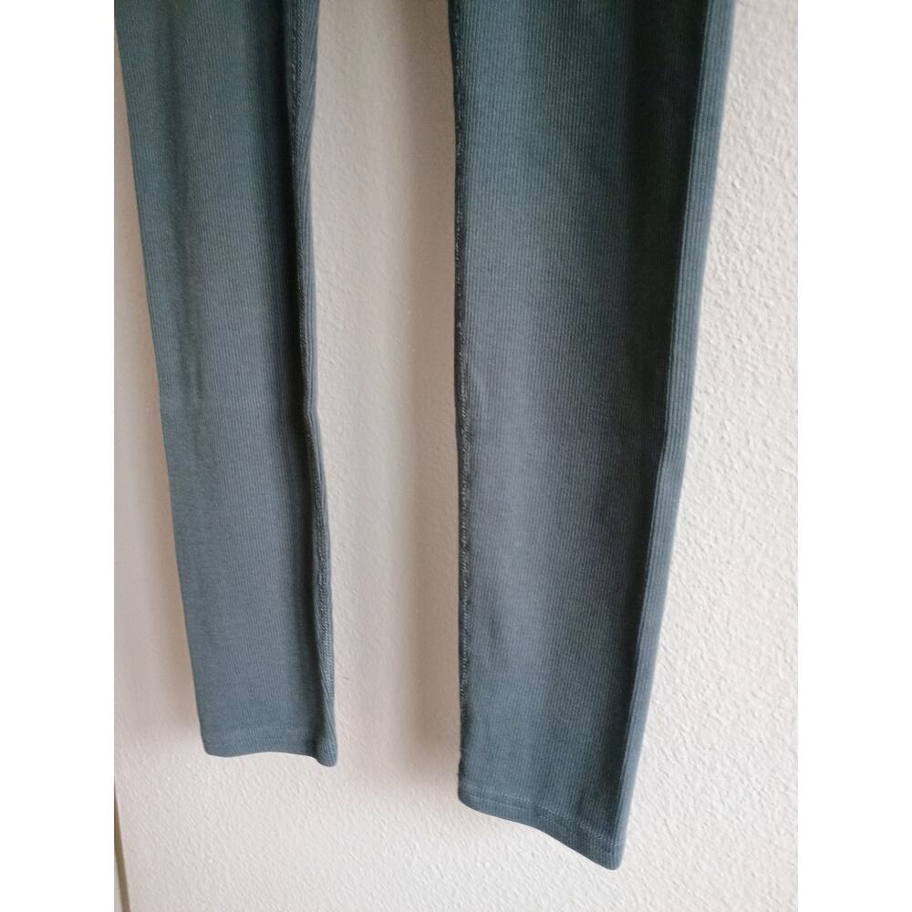 Pact organic cotton ribbed leggings sustainable granola stretchy athleisure M - Picture 4 of 12